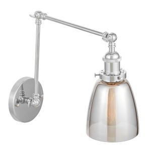 Lumina Deco Lampa Ścienna Kinkiet Loftowy Fabi Pro Grey W2