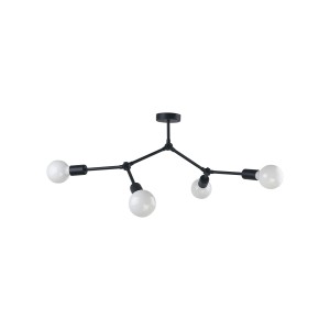 Lampa sufitowa TWIG IV 4xE27 czarna 9140 Nowodvorski