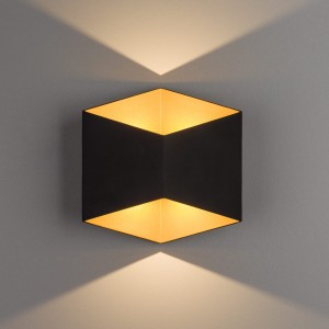 Kinkiet TRIANGLES LED 5W 3000K IP54 złoty 8141 Nowodvorski