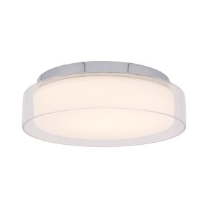 Duża metalowa osłonka sufitowa lakierowana w kolorze białym strukturalnym 140mm - jednokablowa - Kolorowe Kable Akcesoria