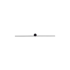 Kinkiet PIN LED M 10W 4000K IP44 czarny 8128 Nowodvorski