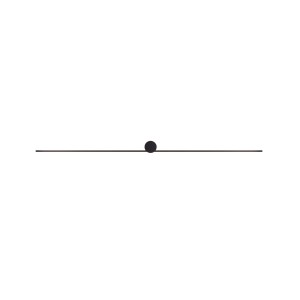 Kinkiet PIN LED L 15W 4000K IP44 czarny 8130 Nowodvorski