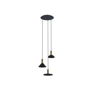 Lampa wisząca Hermanos czarny 3 pkt GU10 R50 - Nowodvorski