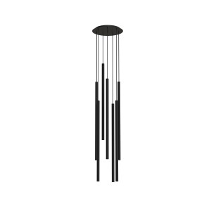 Lampa wisząca Laser 1000 czarny 7 pkt G9 - Nowodvorski