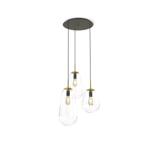 Lampa wisząca Pear transparentny 3 pkt E27 - Nowodvorski