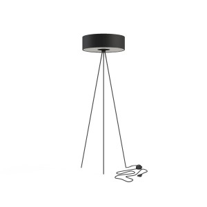 Lampa stojąca CADILAC 3xE27 czarna 7988 Nowodvorski