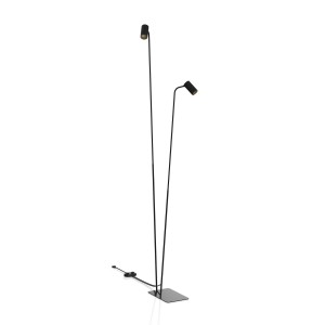 Lampa stojąca MONO II 2xGU10 czarna 7718 Nowodvorski