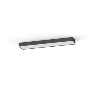 Plafon Soft 90X20 grafitowy 2 pkt LED TUBE T8 - Nowodvorski