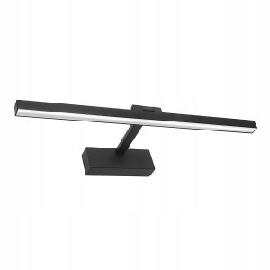 Kinkiet Łazienkowy Prosty 9W 40Cm Czarny 4000K