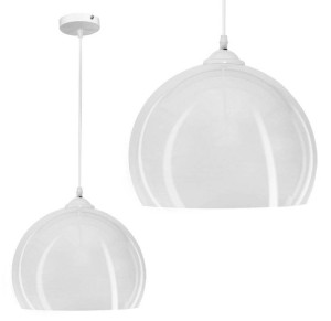 Lampa Wisząca E27 Biała Hy-2701