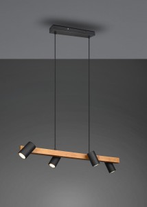 Lampa wisząca Marley czarny GU10 312490432 - Trio