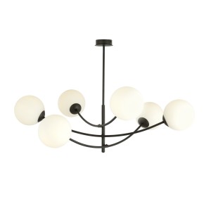 Hunter 6 Black/Opal	1102/6 Lampa Sufitowa Żyrandol Nowoczesny