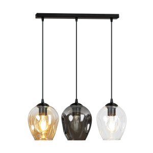 Istar 3 Bl Mix 678/3 Lampa Wisząca Żyrandol Nowoczesny Szklane Klosze Nowość