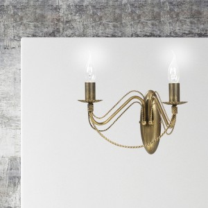 Tori K2 Gold 170/K2 Świecznikowy Klasyczny Kinkiet