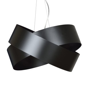 Vieno Black 512/1 Wisząca Lampa Sufitowa Loft Regulowana Metalowa Czarna