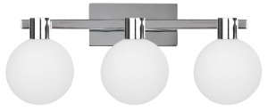 Kinkiet chromowy + biały 3xG9 23-01450 - Candellux Lighting
