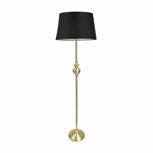 Abażur złoty satynowy, abażur czarny 1xE27 51-09258 - Candellux Lighting