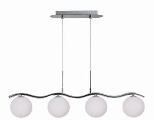 Lampa wisząca biały/chromowy 4xG9 34-01412 - Candellux Lighting