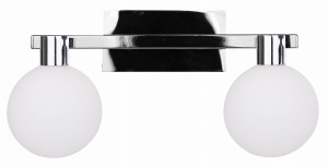 Kinkiet chromowy + biały 2xG9 22-01443 - Candellux Lighting