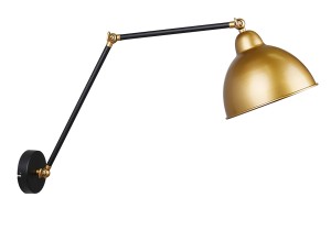 Kinkiet czarny + złoty 1xE27 21-05915 - Candellux Lighting