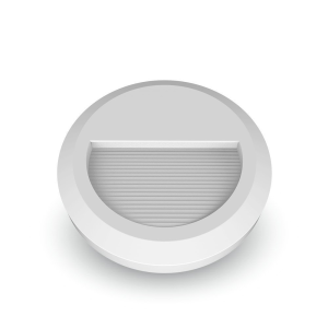 Oprawa Schodowa 2W LED V-TAC Biała Okrągła 230V IP65 VT-1142 4000K 80lm