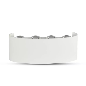 Kinkiet Zewnętrzny Oprawa Ścienna Góra/Dół V-Tac 8W Led Biała Ip54 Vt-848 4000K 940Lm