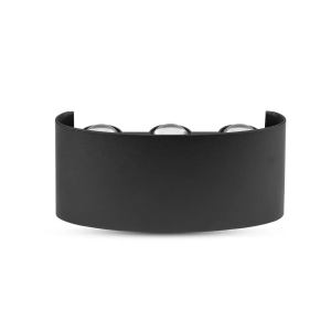 Kinkiet Zewnętrzny Oprawa Ścienna Góra/Dół V-Tac 6W Led Czarna Ip54 Vt-846 3000K 630Lm