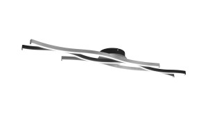 Lampa sufitowa Blaze srebrny i odcienie srebra, czarny LED zintegrowany 641210305 - Trio