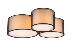 Lampa sufitowa Burton czarny E27 611490332 - Trio