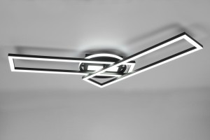 Lampa sufitowa Twister czarny LED zintegrowany R67183132 - RL