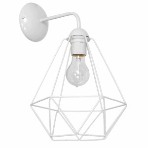 Kinkiet Basket White 1Xe27 Milagro