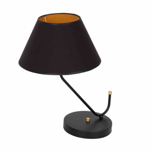 Lampa Stołowa Victoria Black 1Xe27 Milagro