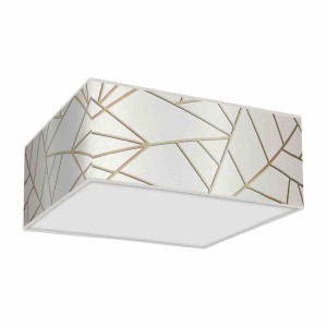 Lampa Sufitowa Ziggy White White/Gold 3Xe27 Milagro