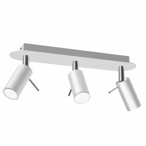 Lampa Sufitowa Preston White/Chrome 3X Mini Gu10 Milagro