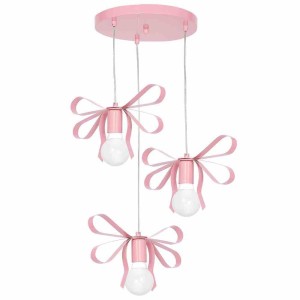 Lampa Wisząca Emma Pink 3Xe27 Milagro