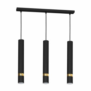 Lampa Wisząca Joker Black/Gold 3Xgu10 Milagro