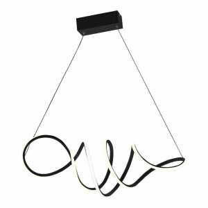 Lampa Wisząca Loca Black 56W Led Milagro