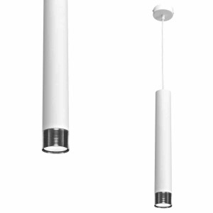 Lampa Wisząca Dani White/Chrome 1Xgu10 Milagro