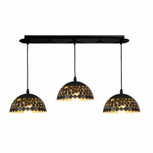 Lampa Wisząca Lisa Black 3Xe27 Milagro