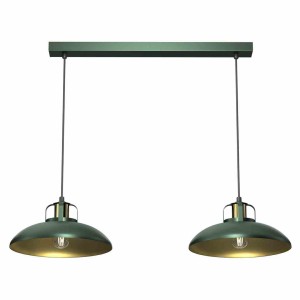 Lampa Wisząca Felix Green/Gold 2Xe27 Milagro