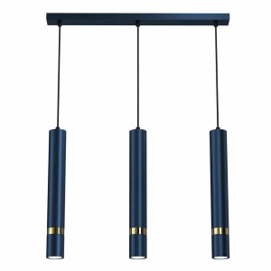 Lampa Wisząca Joker Navy Blue/Gold 3Xgu10 Milagro