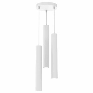 Lampa Wisząca Hudson White 3Xgu10 Milagro