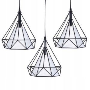 Lampa wisząca Diament Abigali Diamond III L