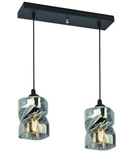 Lampa wisząca czarny/dymiony 2xE27 32-00132 - Candellux Lighting