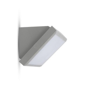 Kinkiet Zewnętrzny Oprawa Ścienna V-Tac 20W Led Ukośna Szara Ip65 Vt-8055 3000K 2050Lm