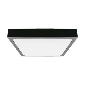 Plafon V-TAC 30W LED Kwadrat IP44 42x42cm Czarny VT-8630 6500K