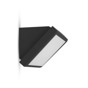 Kinkiet Zewnętrzny Oprawa Ścienna V-Tac 20W Led Ukośna Czarna Ip65 Vt-8055 3000K 2045Lm