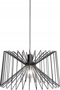 Lampa wisząca NESS I 1xE27 czarna 6768 Nowodvorski