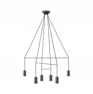 Lampa wisząca Imbria czarny 6 pkt GU10 R50 - Nowodvorski