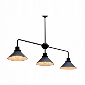 Lampa sufitowa CRAFT III 3xE27 czarna 9150 Nowodvorski